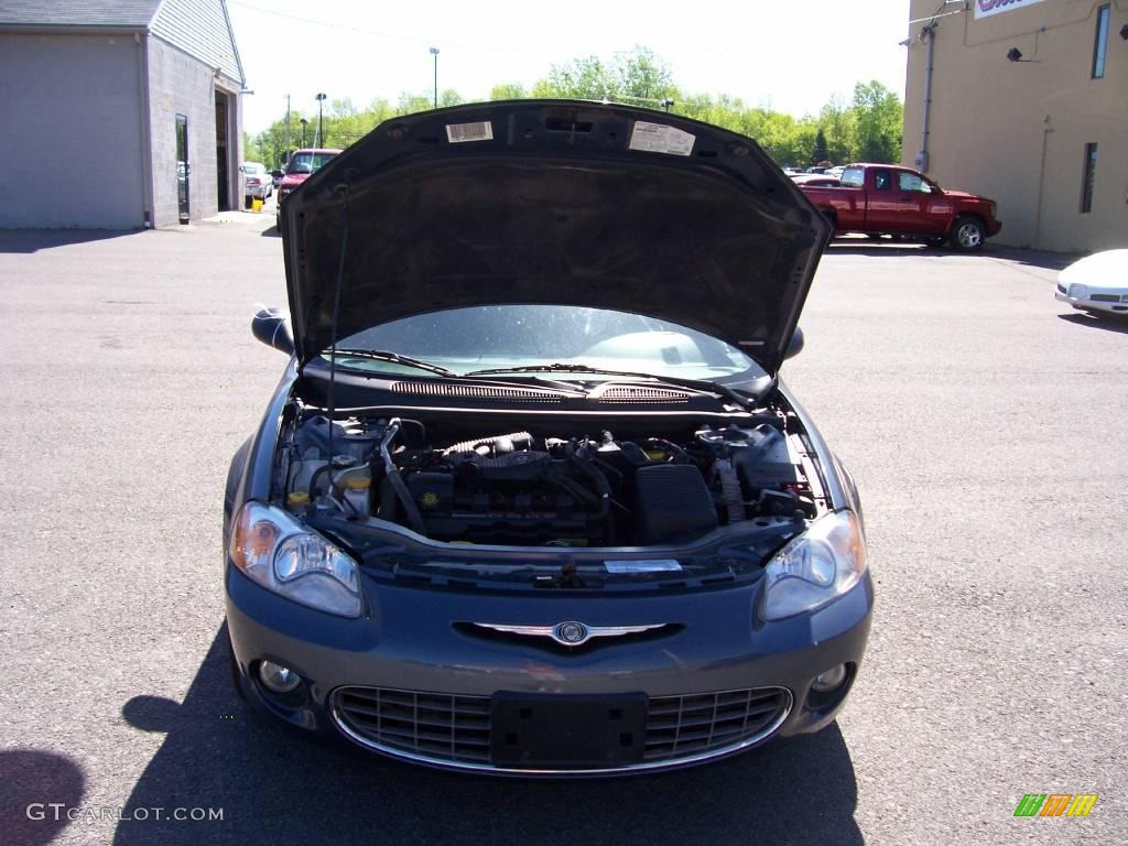 2003 Sebring LXi Sedan - Steel Blue Pearlcoat / Dark Slate Gray photo #14