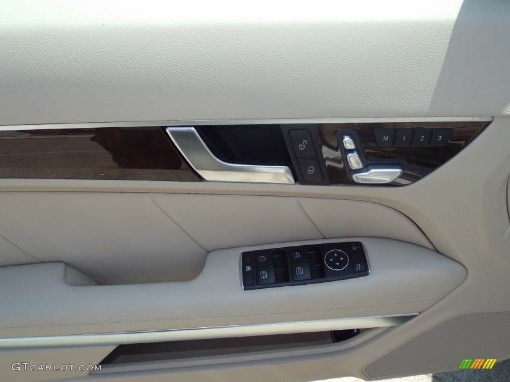 2014 E 550 Cabriolet - Diamond White Metallic / Silk Beige/Espresso Brown photo #4