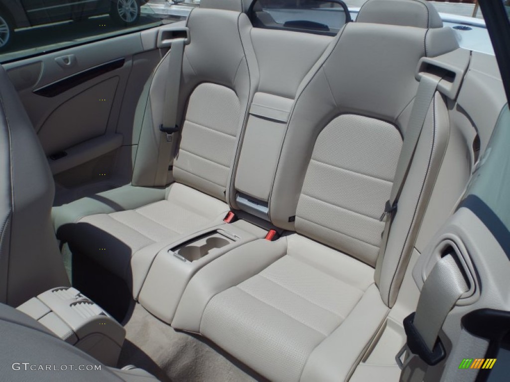 2014 E 550 Cabriolet - Diamond White Metallic / Silk Beige/Espresso Brown photo #6