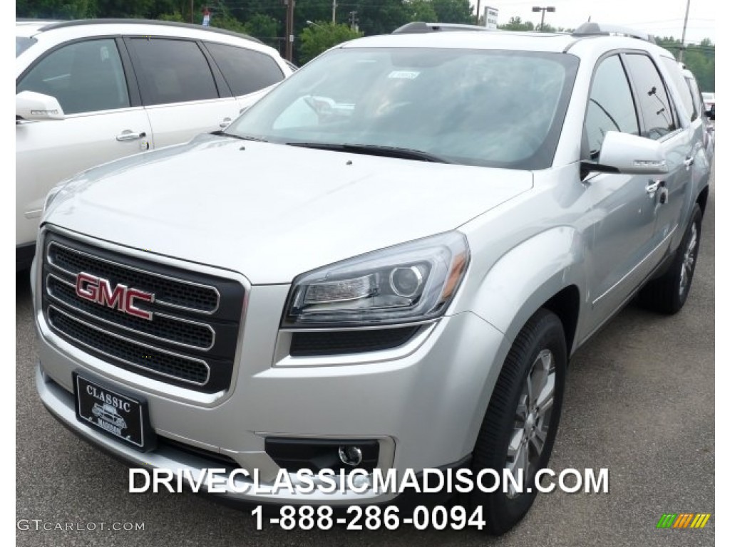 2014 Acadia SLT AWD - Quicksilver Metallic / Ebony photo #1