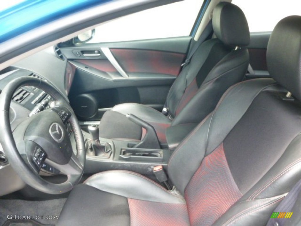 2010 MAZDA3 MAZDASPEED3 Sport 5 Door - Celestial Blue Mica / Black/Red photo #2