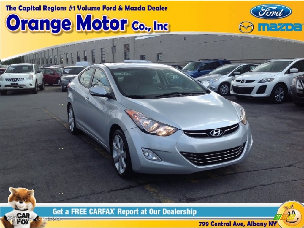 2012 Elantra Limited - Silver / Gray photo #1