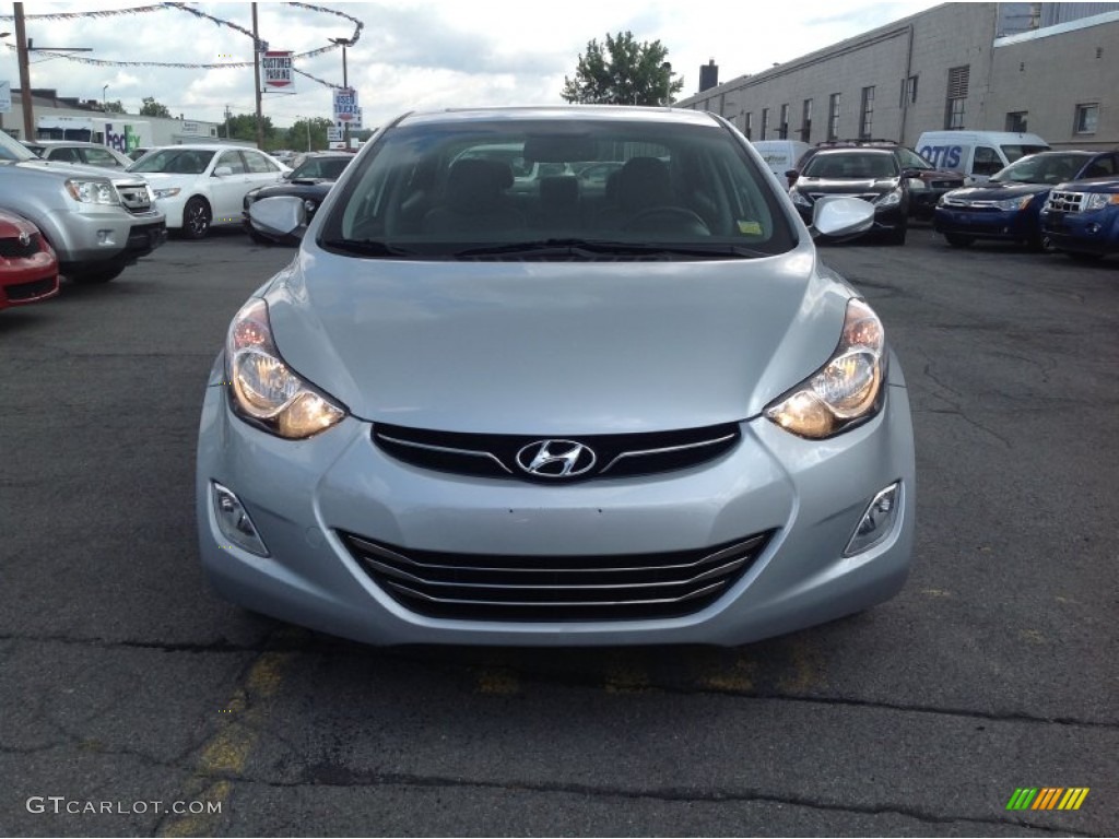 2012 Elantra Limited - Silver / Gray photo #2