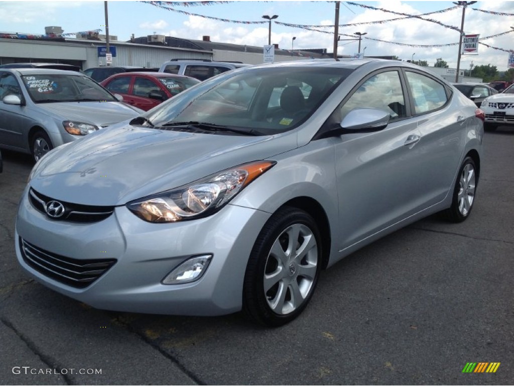 2012 Elantra Limited - Silver / Gray photo #3