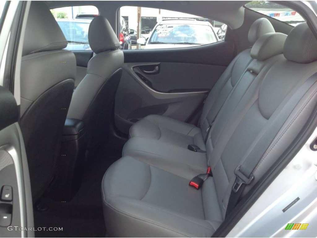2012 Elantra Limited - Silver / Gray photo #16