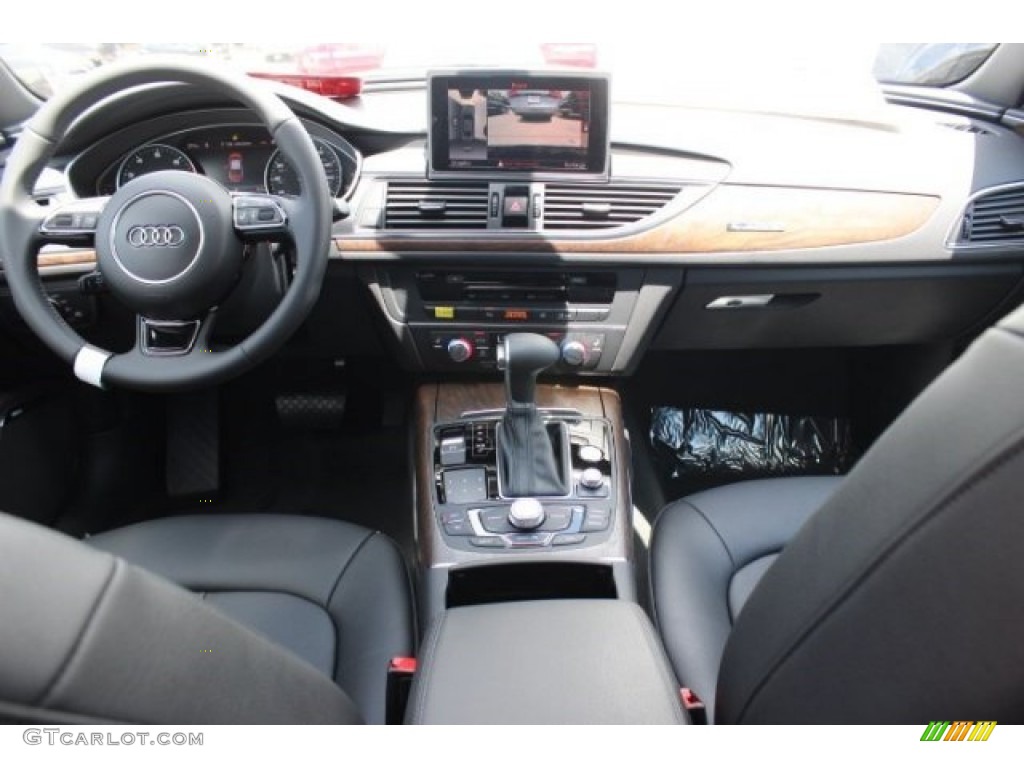 2015 Audi A6 3.0T Premium Plus quattro Sedan Black Dashboard Photo #96121129