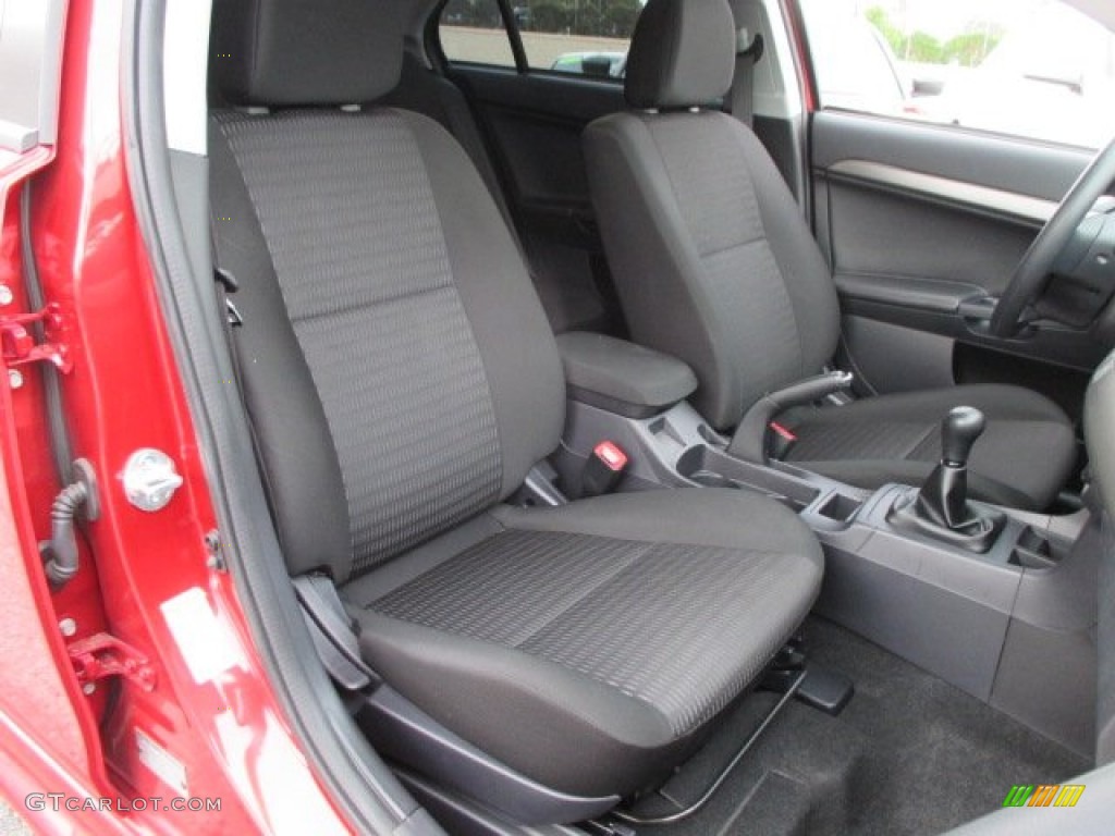 Black Interior 2013 Mitsubishi Lancer ES Photo #96121177