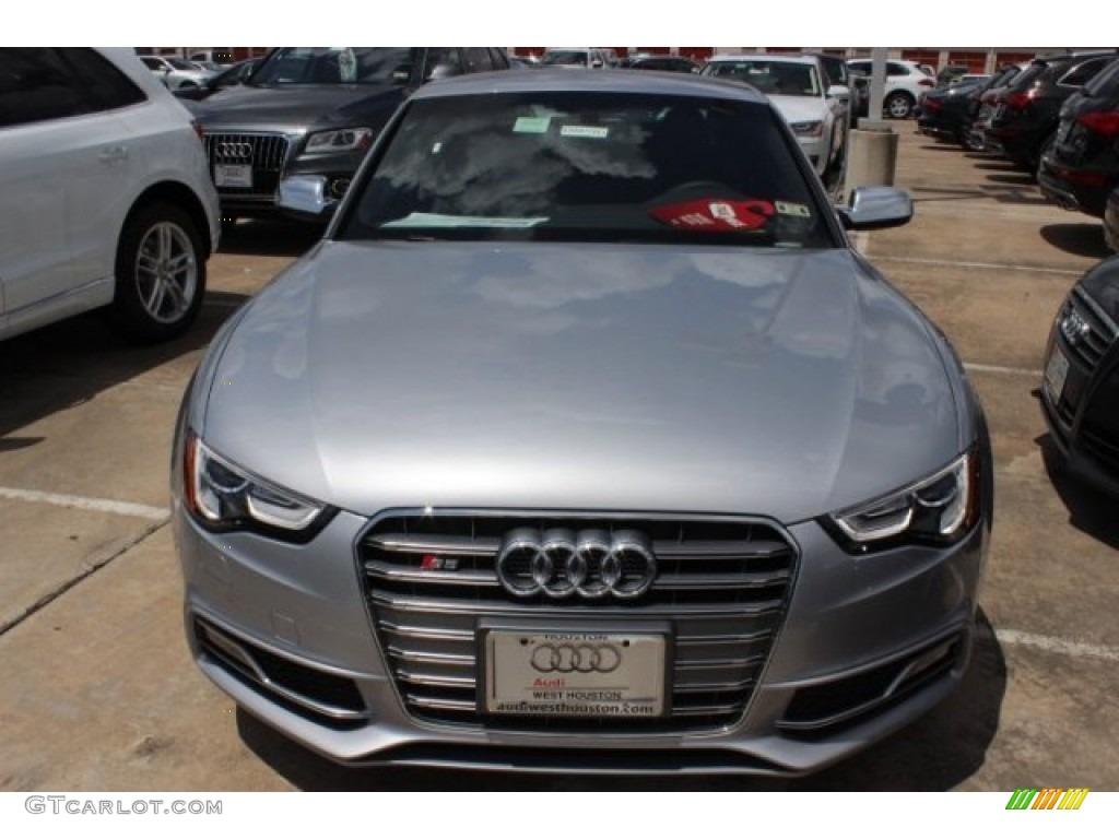 2015 S5 3.0T Premium Plus quattro Coupe - Florett Silver Metallic / Black photo #2