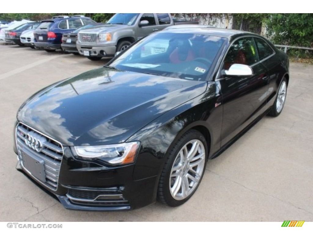 Mythos Black Metallic 2015 Audi S5 3.0T Premium Plus quattro Coupe Exterior Photo #96122563