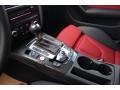 2015 Audi S5 Black/Magma Red Interior Transmission Photo