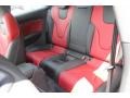 Black/Magma Red Rear Seat Photo for 2015 Audi S5 #96122767