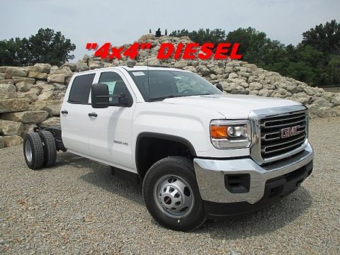 2015 GMC Sierra 3500HD Work Truck Crew Cab 4x4 Chassis Data, Info and Specs