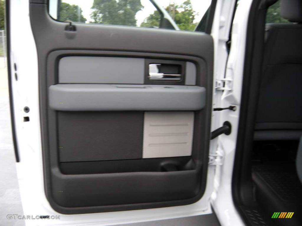 2014 F150 XL SuperCrew - Oxford White / Steel Grey photo #19