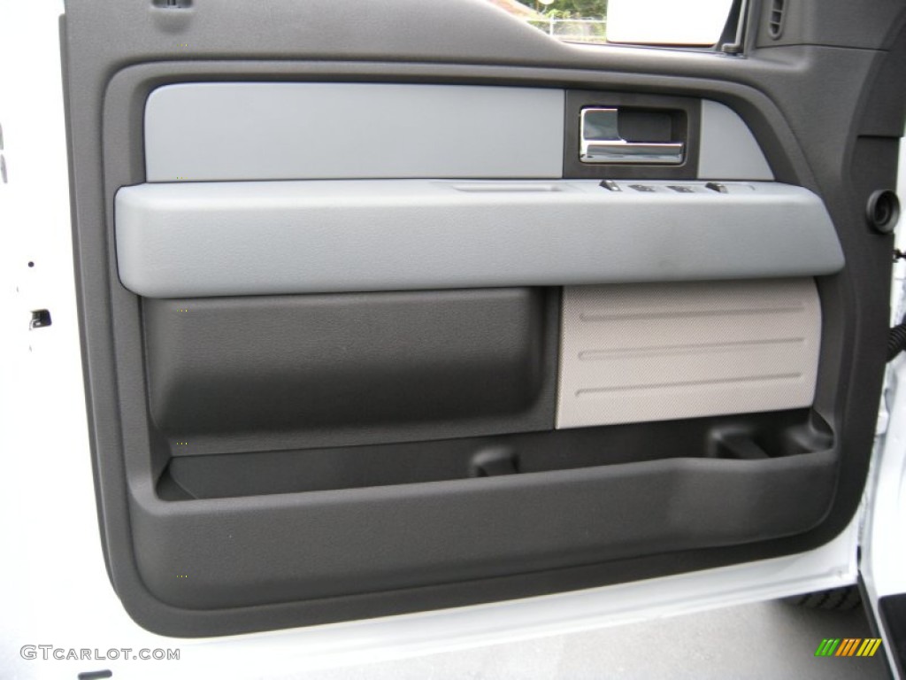 2014 F150 XL SuperCrew - Oxford White / Steel Grey photo #21