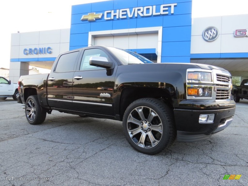 2014 Silverado 1500 High Country Crew Cab - Black / High Country Saddle photo #1