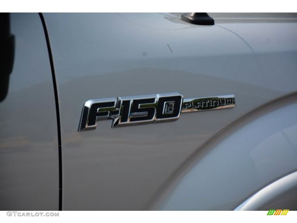 2014 F150 Platinum SuperCrew 4x4 - Ingot Silver / Black photo #5