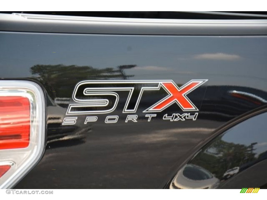 2014 F150 STX SuperCrew 4x4 - Tuxedo Black / Black photo #5