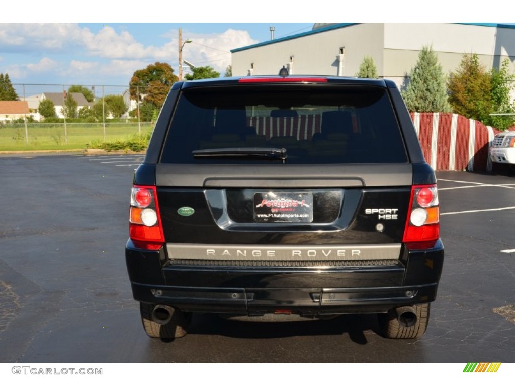 2006 Range Rover Sport HSE - Java Black Pearlescent / Alpaca Beige photo #5