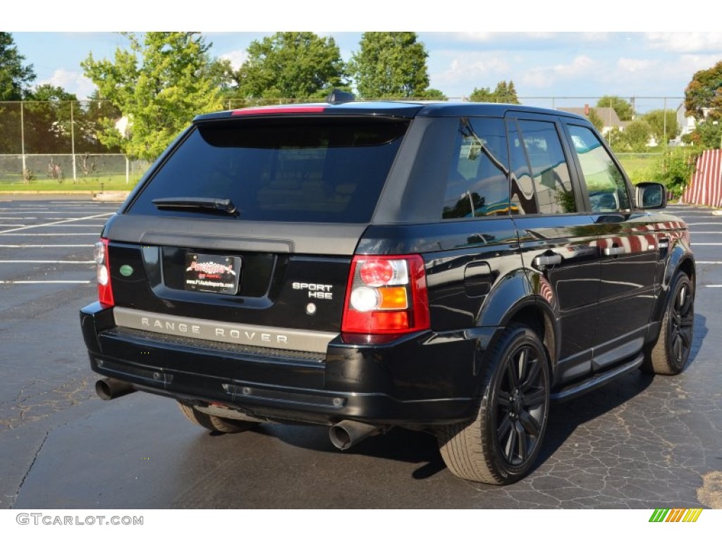 2006 Range Rover Sport HSE - Java Black Pearlescent / Alpaca Beige photo #6