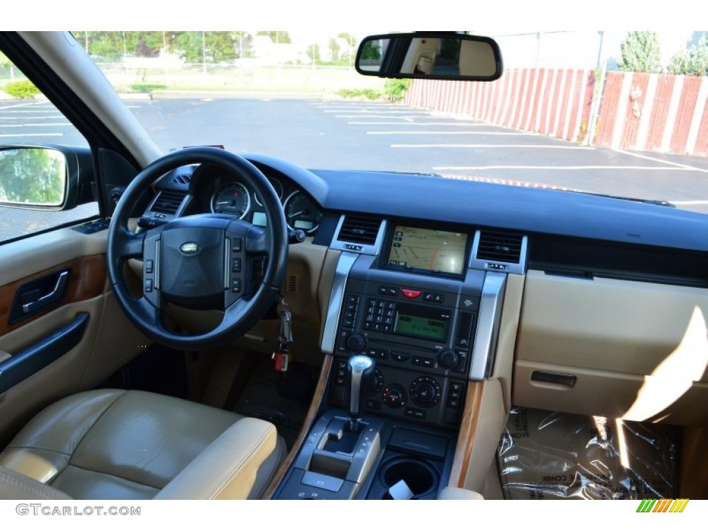 2006 Range Rover Sport HSE - Java Black Pearlescent / Alpaca Beige photo #9