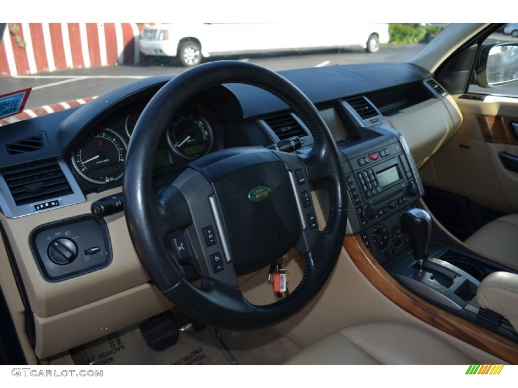 2006 Range Rover Sport HSE - Java Black Pearlescent / Alpaca Beige photo #15