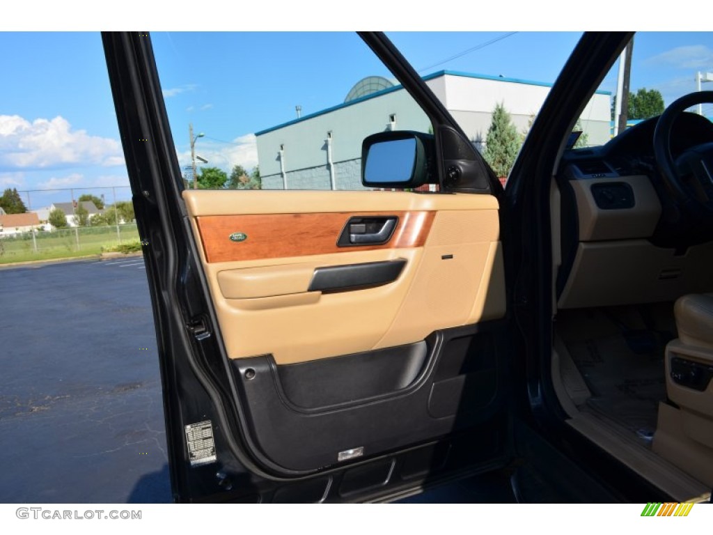 2006 Range Rover Sport HSE - Java Black Pearlescent / Alpaca Beige photo #19