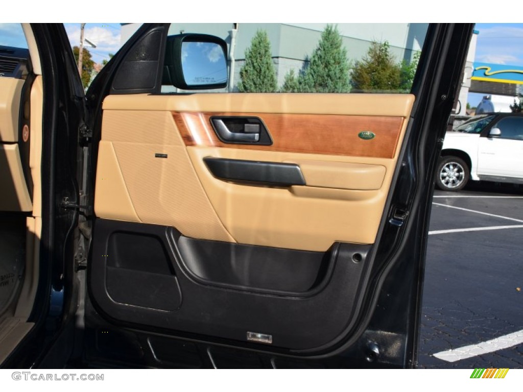 2006 Range Rover Sport HSE - Java Black Pearlescent / Alpaca Beige photo #22