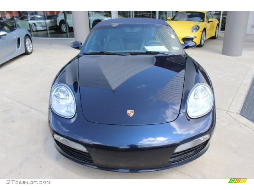 2005 Boxster  - Lapis Blue Metallic / Stone Grey photo #2