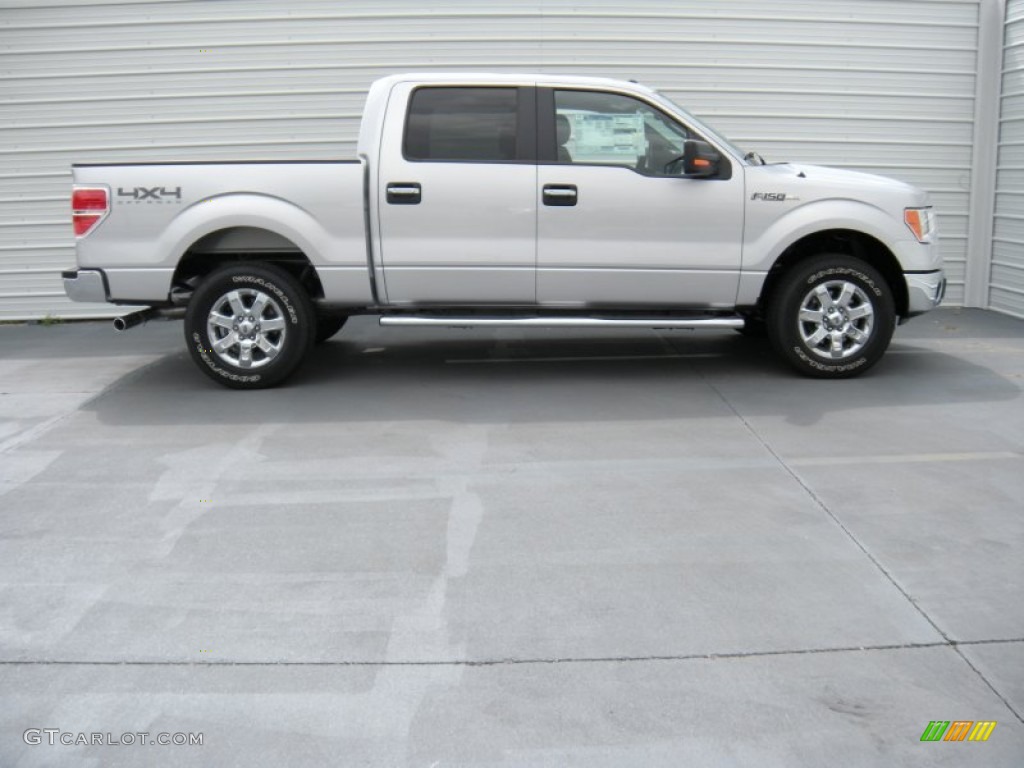 2014 F150 XLT SuperCrew 4x4 - Ingot Silver / Steel Grey photo #3