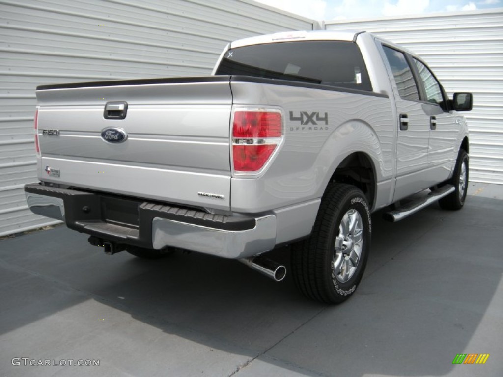 2014 F150 XLT SuperCrew 4x4 - Ingot Silver / Steel Grey photo #4