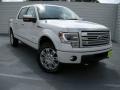 2014 White Platinum Ford F150 Platinum SuperCrew 4x4  photo #1