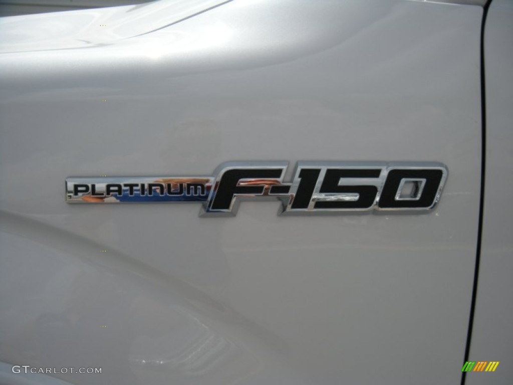 2014 F150 Platinum SuperCrew 4x4 - White Platinum / Black photo #12