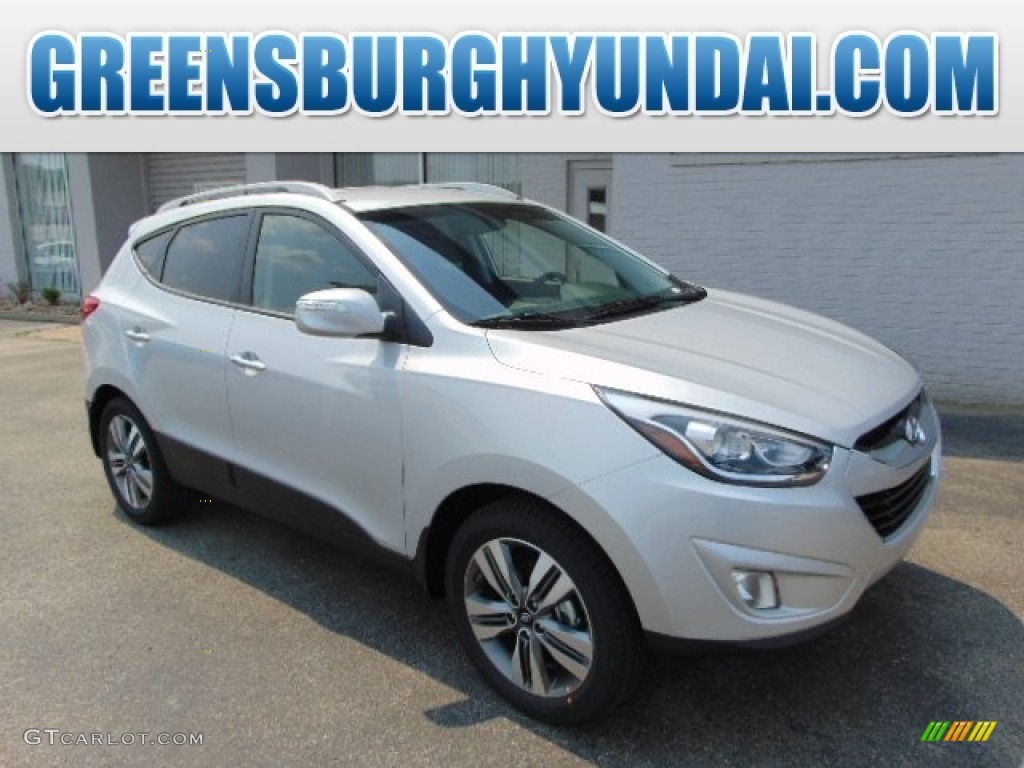 2015 Tucson Limited AWD - Diamond Silver / Black photo #1