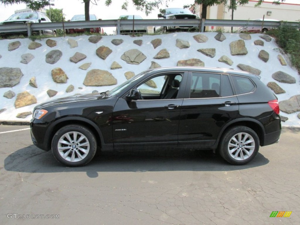 2014 X3 xDrive28i - Jet Black / Black photo #2