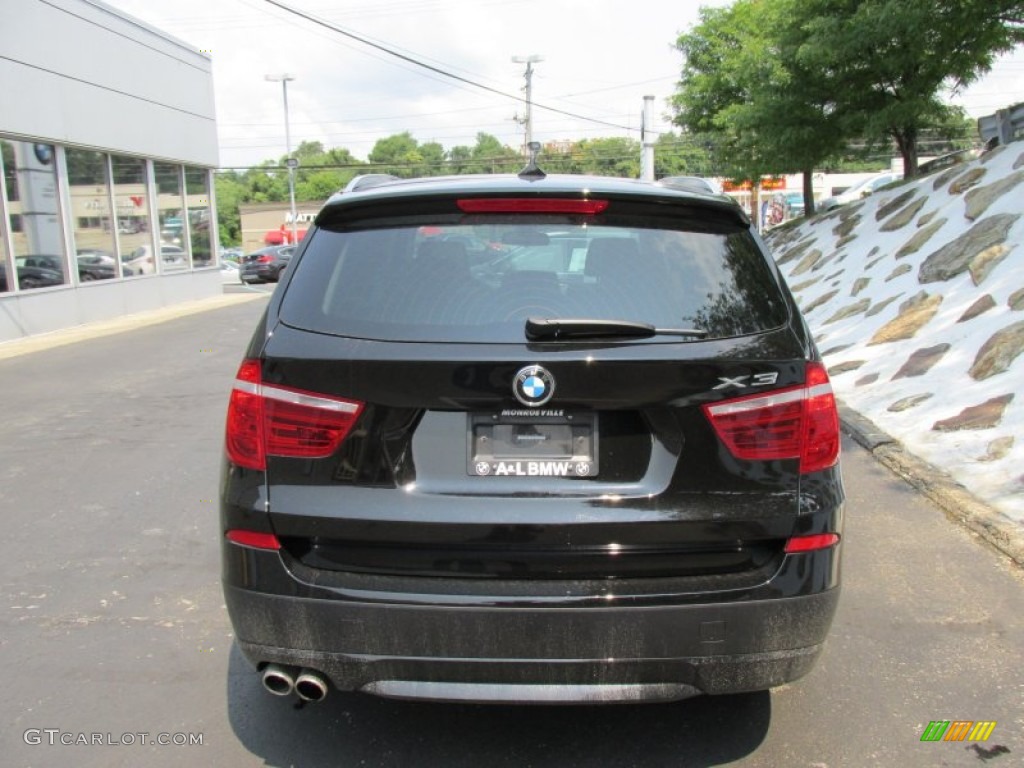 2014 X3 xDrive28i - Jet Black / Black photo #4