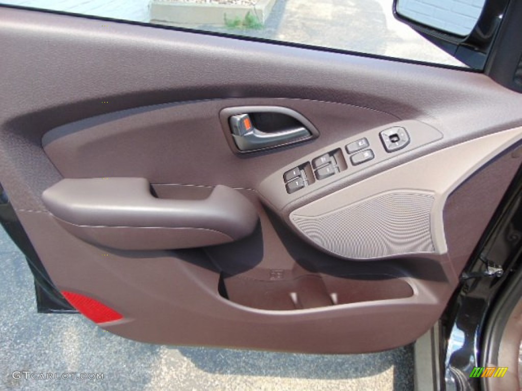 2015 Hyundai Tucson GLS Beige Door Panel Photo #96133973