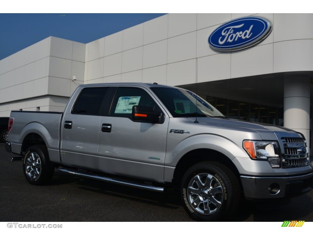 2014 F150 XLT SuperCrew - Ingot Silver / Steel Grey photo #1