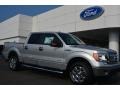 2014 Ingot Silver Ford F150 XLT SuperCrew  photo #1