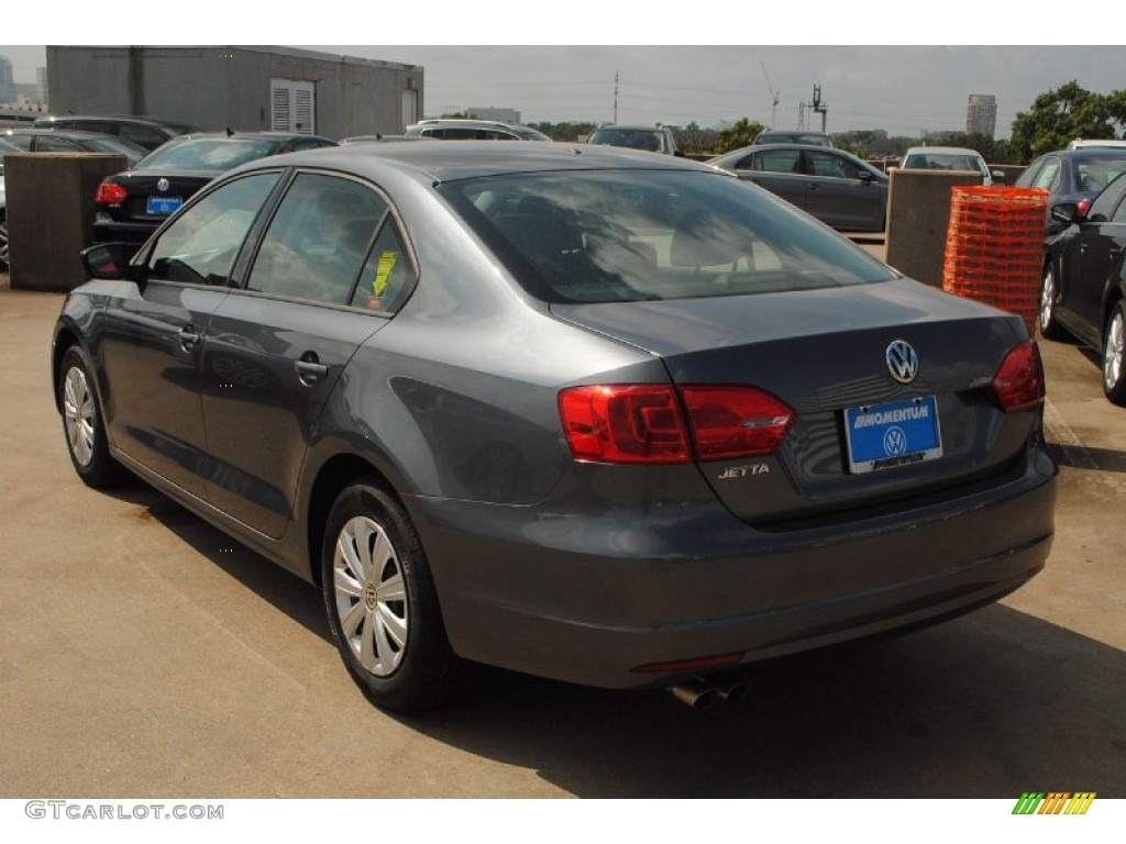 2014 Jetta S Sedan - Platinum Gray Metallic / Titan Black photo #4