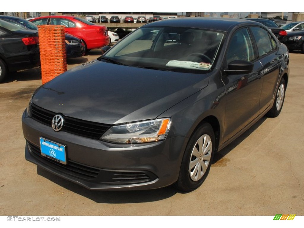 2014 Jetta S Sedan - Platinum Gray Metallic / Titan Black photo #5