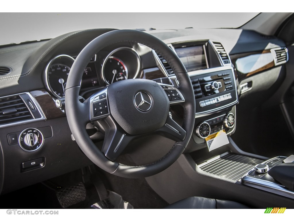 Black Interior 2015 Mercedes-Benz GL 350 BlueTEC 4Matic Photo #96135917