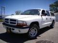 Bright White 2001 Dodge Dakota Sport Quad Cab