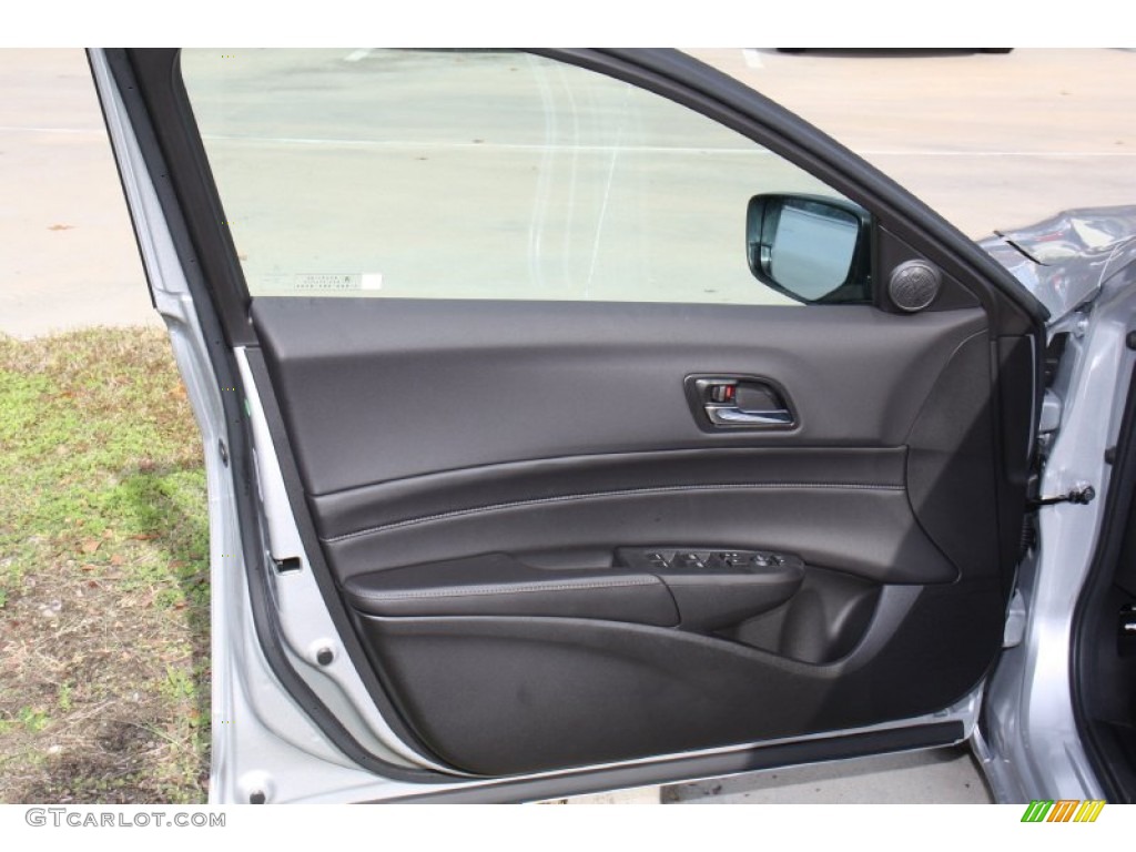 2015 Acura ILX 2.0L Technology Ebony Door Panel Photo #96139898