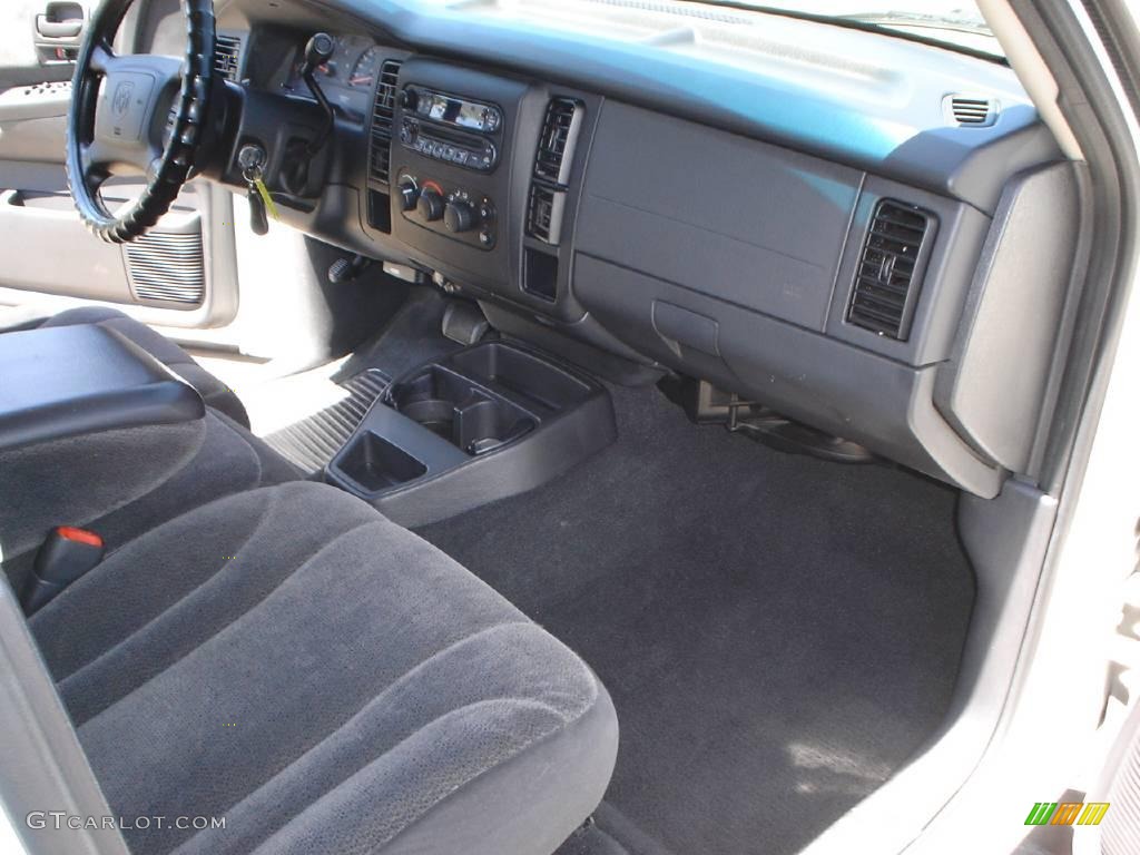 2001 Dakota Sport Quad Cab - Bright White / Dark Slate Gray photo #18