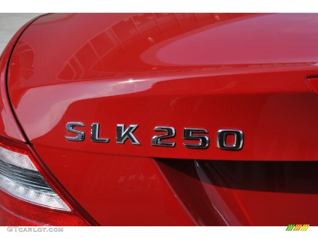 2014 SLK 250 Roadster - Mars Red / Black photo #8