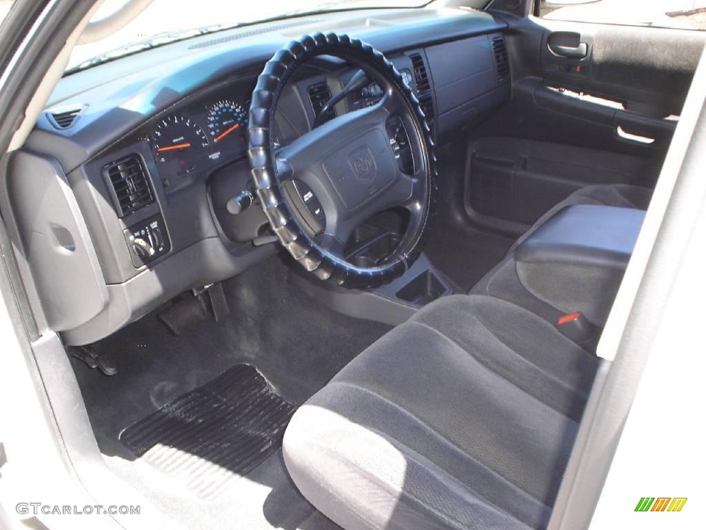 2001 Dakota Sport Quad Cab - Bright White / Dark Slate Gray photo #20