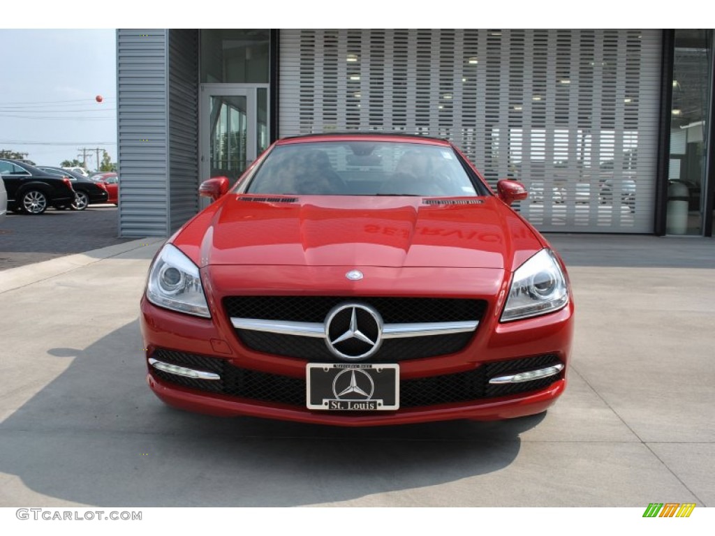 2014 SLK 250 Roadster - Mars Red / Black photo #21