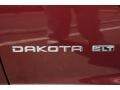 2001 Dark Garnet Red Pearl Dodge Dakota SLT Quad Cab  photo #8