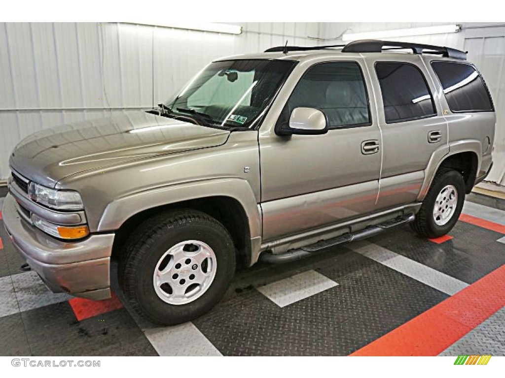 2002 Tahoe Z71 4x4 - Light Pewter Metallic / Tan/Neutral photo #2