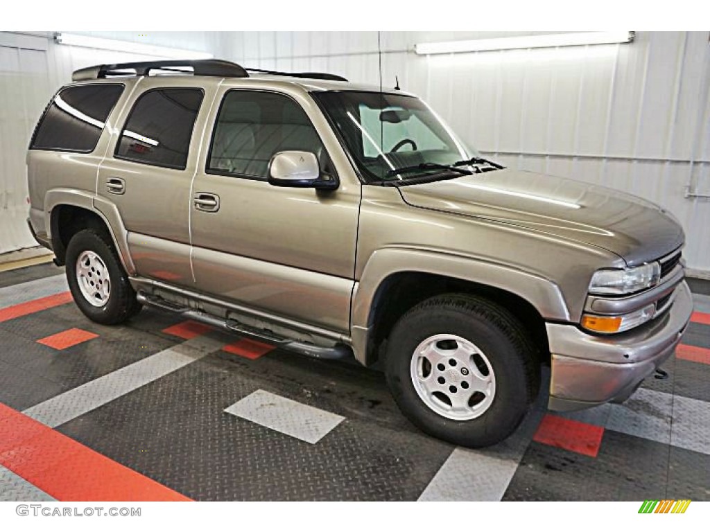 2002 Tahoe Z71 4x4 - Light Pewter Metallic / Tan/Neutral photo #4
